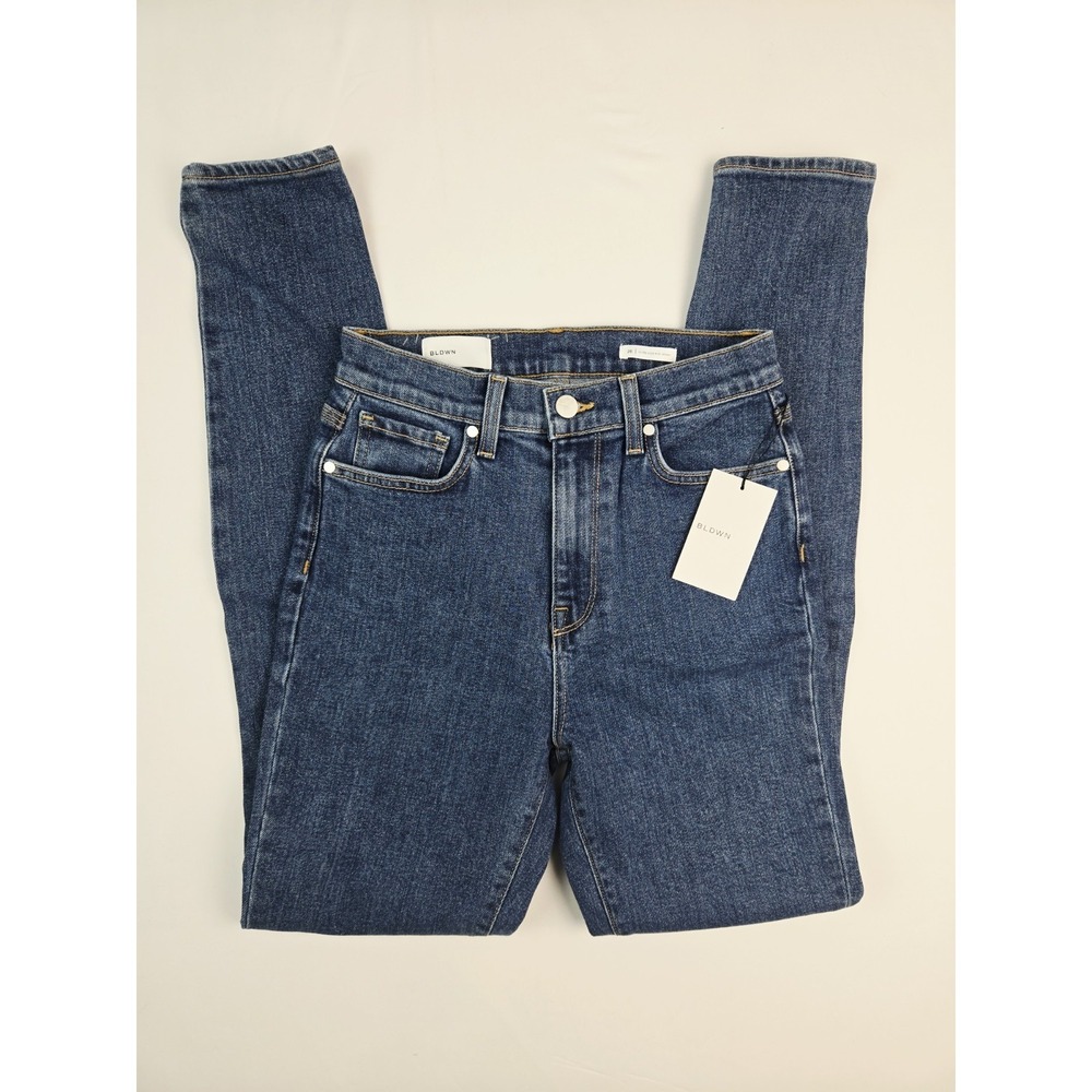 BLDWN Womens Jeans sz 26 NWT Ultra High Rise Skinny Medium Blue